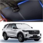 240T Thickened  Glass Sunshade and Comes with Storage Bag,Keep Car Interior Cool,Universal Windshield Sun Shade Fit for Cars,Trucks, (57.08 * 31.5 inch))