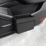 Car Trash Can, Foldable Multifunctional Hanging Storage Box Trash Can with a Roll of Garbage Bag, Multi Pocket Design Suitable for Car, Home, and Office Car Trash Cans (black)